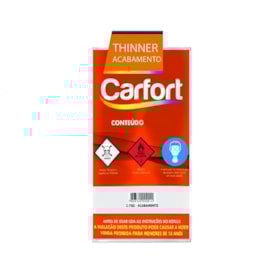 Thinner Comum 900ml C-500/900 Carfort Thinner Comum 900ml C-500/900 Carfort
