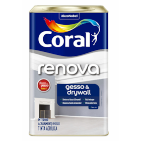 Tinta Renova 18 Litros Gesso & Drywall 5202491 Coral