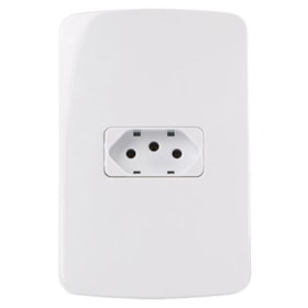 Tomada B3 2p+t 10a 250v 4x2 Br Pa019481 Margirius Tomada B3 2p+t 10a 250v 4x2 Br Pa019481 Margirius