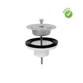 Válvula Inox para Lavatório 7/8 00419 Durin Válvula Inox para Lavatório 7/8 00419 Durin