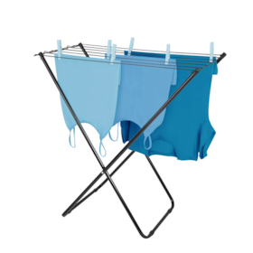 Varal de Chão Slim Preto 6215 Mor Varal de Chão Slim Preto 6215 Mor