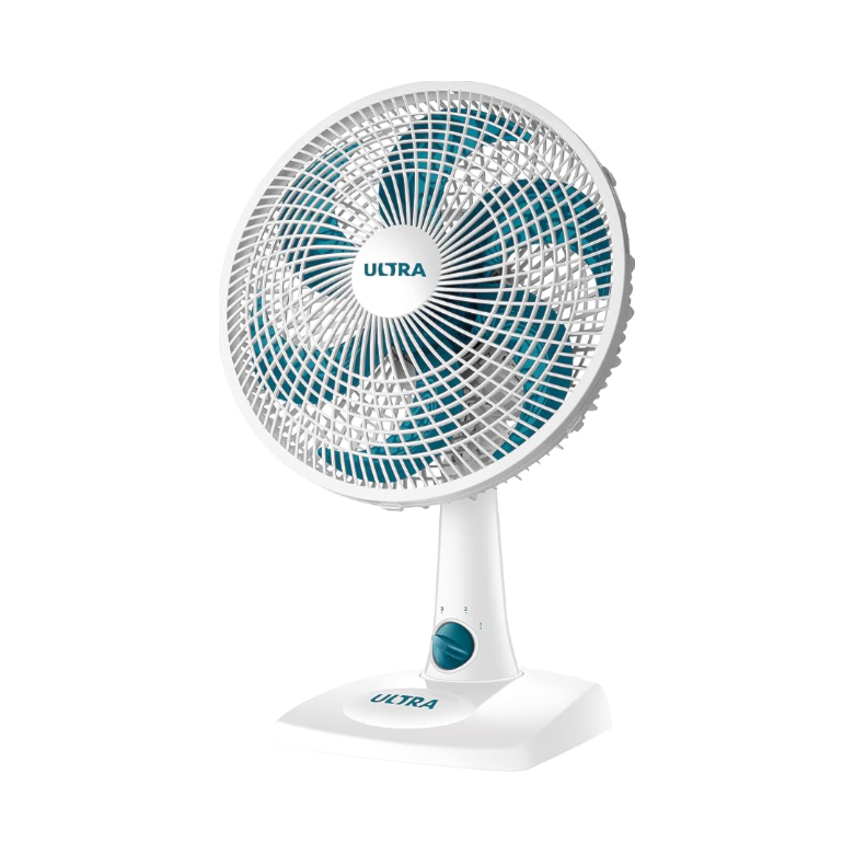 Ventilador de mesa 30cm Ultra 110V Branco/Azul V30 6P