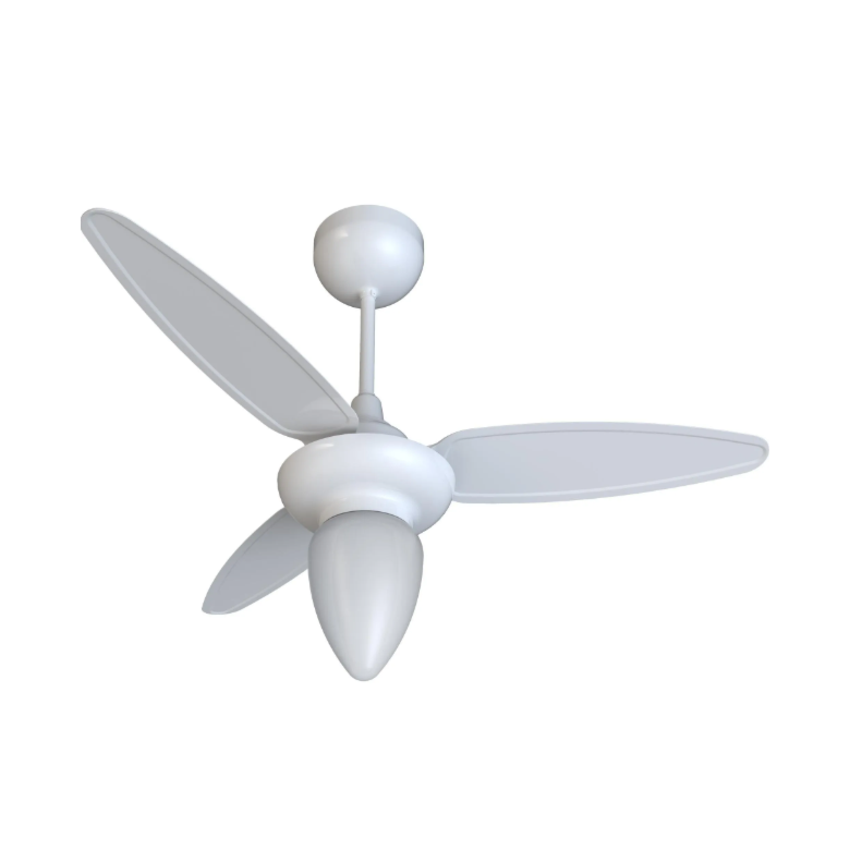 Ventilador de Teto Ventisol Wind 3 Pás Branco Bivolt Ventilador de Teto Ventisol Wind 3 Pás Branco Bivolt