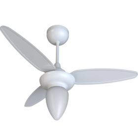 Ventilador de Teto Ventisol Wind 3 Pás Branco Bivolt Ventilador de Teto Ventisol Wind 3 Pás Branco Bivolt